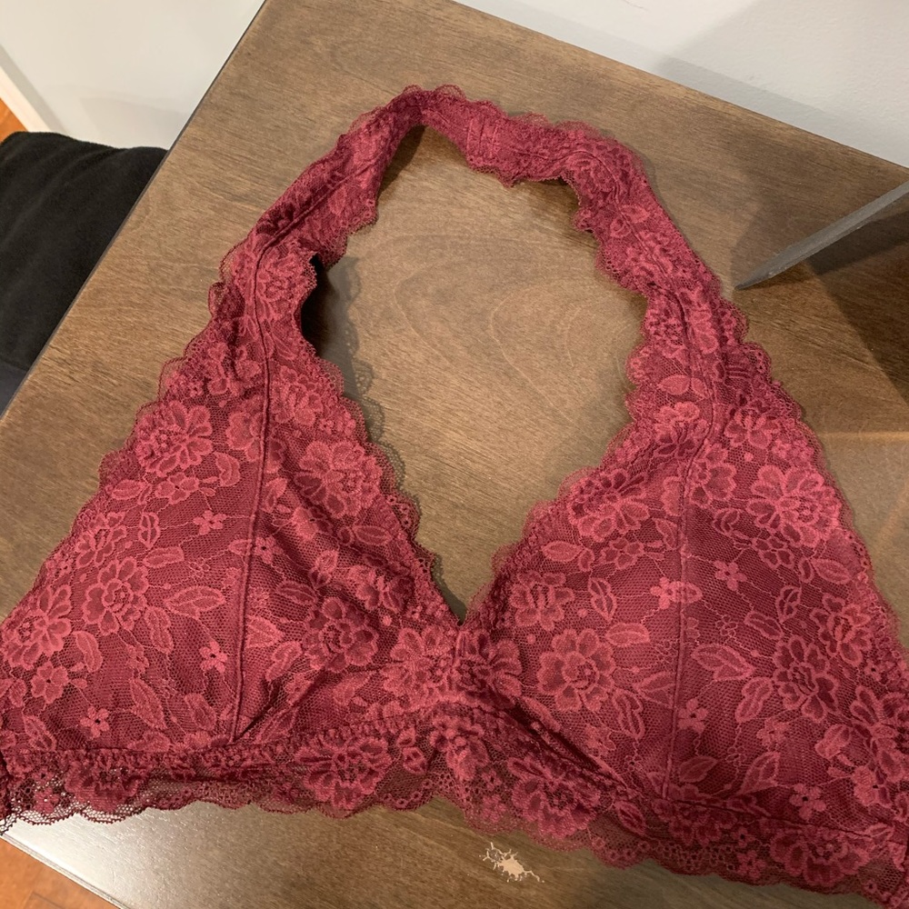 Golly Hicks maroon bralette
